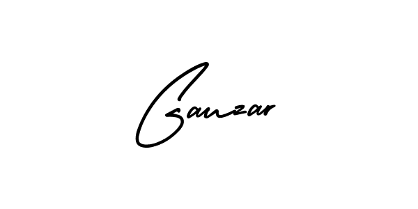 Gauzar stylish signature style. Best Handwritten Sign (AmerikaSignatureDemo-Regular) for my name. Handwritten Signature Collection Ideas for my name Gauzar. Gauzar signature style 3 images and pictures png