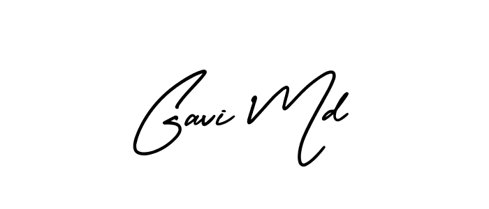 AmerikaSignatureDemo-Regular is a professional signature style that is perfect for those who want to add a touch of class to their signature. It is also a great choice for those who want to make their signature more unique. Get Gavi Md name to fancy signature for free. Gavi Md signature style 3 images and pictures png