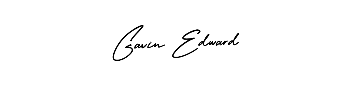 AmerikaSignatureDemo-Regular is a professional signature style that is perfect for those who want to add a touch of class to their signature. It is also a great choice for those who want to make their signature more unique. Get Gavin Edward name to fancy signature for free. Gavin Edward signature style 3 images and pictures png