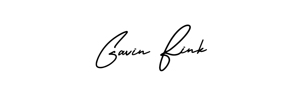 Create a beautiful signature design for name Gavin Fink. With this signature (AmerikaSignatureDemo-Regular) fonts, you can make a handwritten signature for free. Gavin Fink signature style 3 images and pictures png