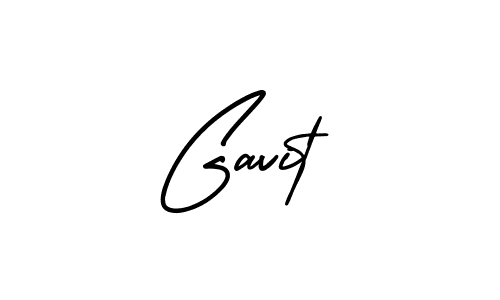 Make a beautiful signature design for name Gavit. With this signature (AmerikaSignatureDemo-Regular) style, you can create a handwritten signature for free. Gavit signature style 3 images and pictures png