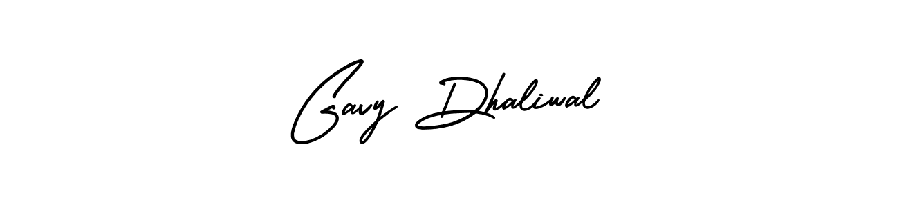 Gavy Dhaliwal stylish signature style. Best Handwritten Sign (AmerikaSignatureDemo-Regular) for my name. Handwritten Signature Collection Ideas for my name Gavy Dhaliwal. Gavy Dhaliwal signature style 3 images and pictures png