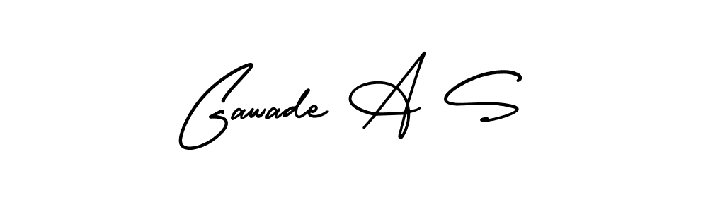 It looks lik you need a new signature style for name Gawade A S. Design unique handwritten (AmerikaSignatureDemo-Regular) signature with our free signature maker in just a few clicks. Gawade A S signature style 3 images and pictures png