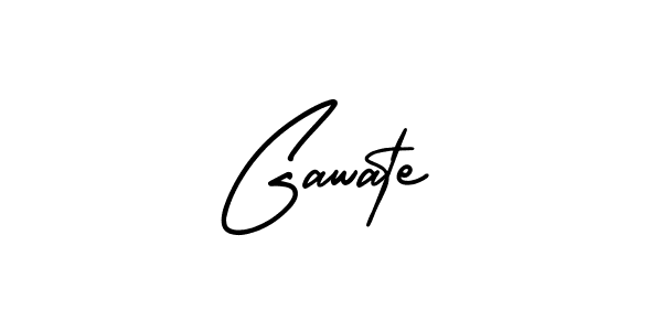 Also You can easily find your signature by using the search form. We will create Gawate name handwritten signature images for you free of cost using AmerikaSignatureDemo-Regular sign style. Gawate signature style 3 images and pictures png