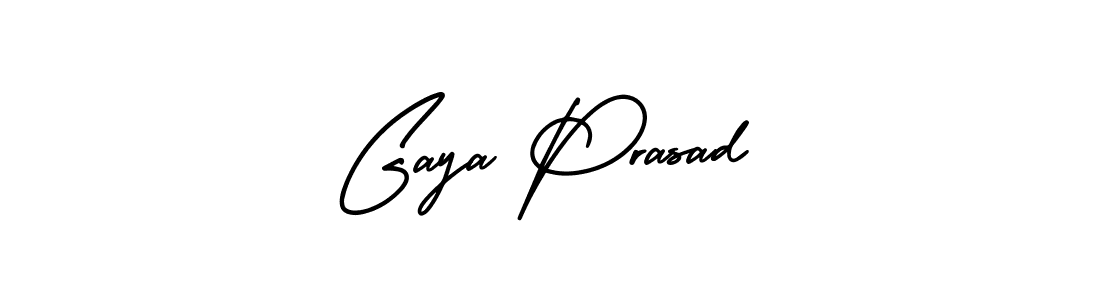 if you are searching for the best signature style for your name Gaya Prasad. so please give up your signature search. here we have designed multiple signature styles  using AmerikaSignatureDemo-Regular. Gaya Prasad signature style 3 images and pictures png