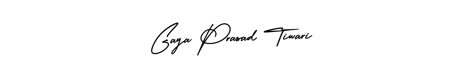 Use a signature maker to create a handwritten signature online. With this signature software, you can design (AmerikaSignatureDemo-Regular) your own signature for name Gaya Prasad Tiwari. Gaya Prasad Tiwari signature style 3 images and pictures png