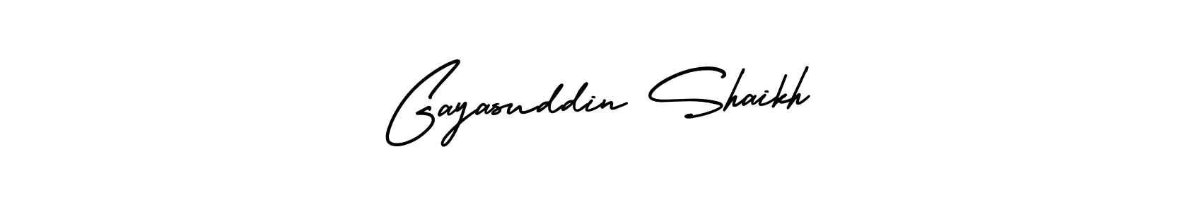 Make a beautiful signature design for name Gayasuddin Shaikh. Use this online signature maker to create a handwritten signature for free. Gayasuddin Shaikh signature style 3 images and pictures png