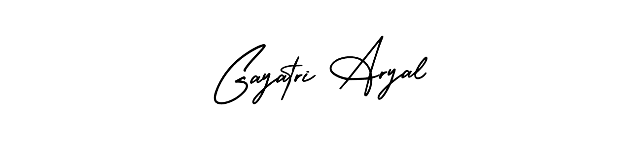 Make a beautiful signature design for name Gayatri Aryal. Use this online signature maker to create a handwritten signature for free. Gayatri Aryal signature style 3 images and pictures png