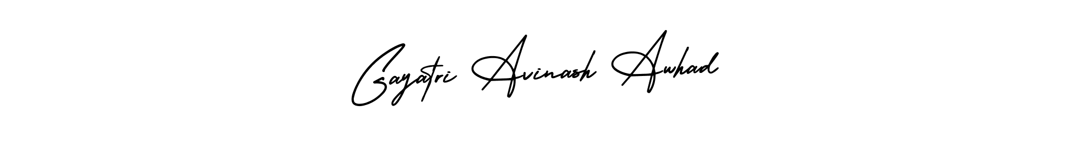 This is the best signature style for the Gayatri Avinash Awhad name. Also you like these signature font (AmerikaSignatureDemo-Regular). Mix name signature. Gayatri Avinash Awhad signature style 3 images and pictures png