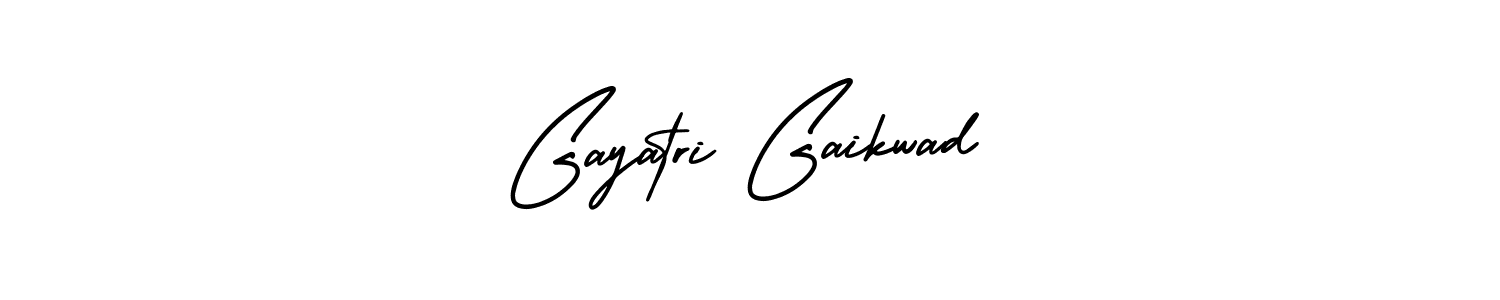 How to make Gayatri Gaikwad signature? AmerikaSignatureDemo-Regular is a professional autograph style. Create handwritten signature for Gayatri Gaikwad name. Gayatri Gaikwad signature style 3 images and pictures png