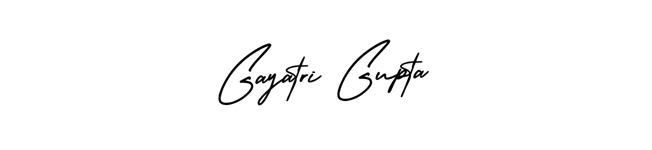 Make a beautiful signature design for name Gayatri Gupta. With this signature (AmerikaSignatureDemo-Regular) style, you can create a handwritten signature for free. Gayatri Gupta signature style 3 images and pictures png