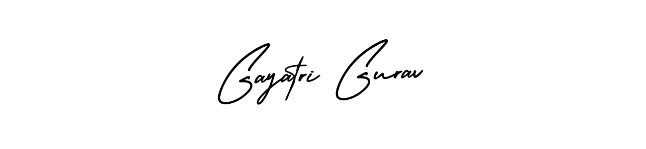 This is the best signature style for the Gayatri Gurav name. Also you like these signature font (AmerikaSignatureDemo-Regular). Mix name signature. Gayatri Gurav signature style 3 images and pictures png