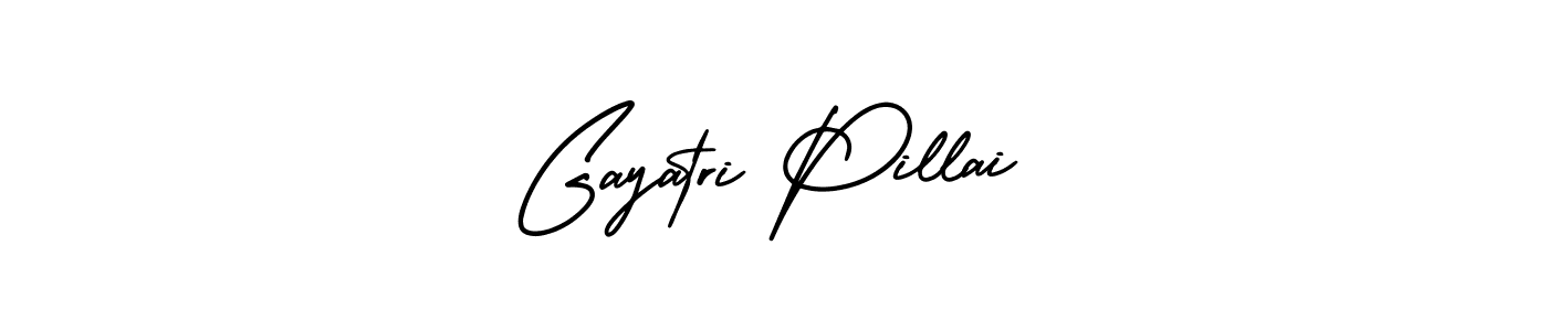 Design your own signature with our free online signature maker. With this signature software, you can create a handwritten (AmerikaSignatureDemo-Regular) signature for name Gayatri Pillai. Gayatri Pillai signature style 3 images and pictures png