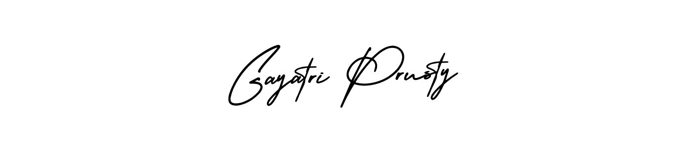 Also You can easily find your signature by using the search form. We will create Gayatri Prusty name handwritten signature images for you free of cost using AmerikaSignatureDemo-Regular sign style. Gayatri Prusty signature style 3 images and pictures png