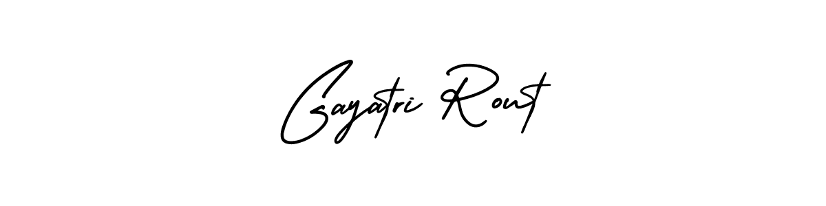 Gayatri Rout stylish signature style. Best Handwritten Sign (AmerikaSignatureDemo-Regular) for my name. Handwritten Signature Collection Ideas for my name Gayatri Rout. Gayatri Rout signature style 3 images and pictures png
