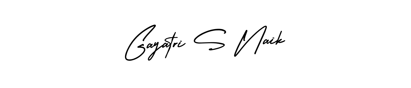Similarly AmerikaSignatureDemo-Regular is the best handwritten signature design. Signature creator online .You can use it as an online autograph creator for name Gayatri S Naik. Gayatri S Naik signature style 3 images and pictures png
