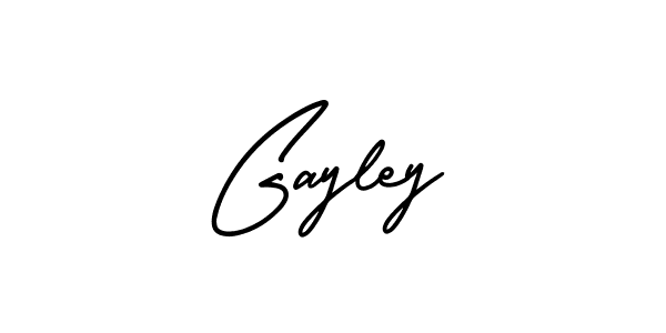 The best way (AmerikaSignatureDemo-Regular) to make a short signature is to pick only two or three words in your name. The name Gayley include a total of six letters. For converting this name. Gayley signature style 3 images and pictures png