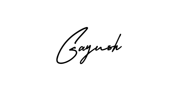 The best way (AmerikaSignatureDemo-Regular) to make a short signature is to pick only two or three words in your name. The name Gayush include a total of six letters. For converting this name. Gayush signature style 3 images and pictures png