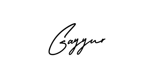 It looks lik you need a new signature style for name Gayyur. Design unique handwritten (AmerikaSignatureDemo-Regular) signature with our free signature maker in just a few clicks. Gayyur signature style 3 images and pictures png