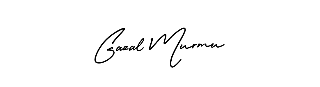 Design your own signature with our free online signature maker. With this signature software, you can create a handwritten (AmerikaSignatureDemo-Regular) signature for name Gazal Murmu. Gazal Murmu signature style 3 images and pictures png