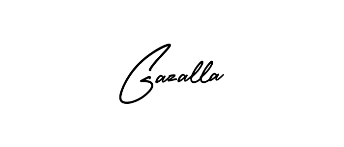 if you are searching for the best signature style for your name Gazalla. so please give up your signature search. here we have designed multiple signature styles  using AmerikaSignatureDemo-Regular. Gazalla signature style 3 images and pictures png