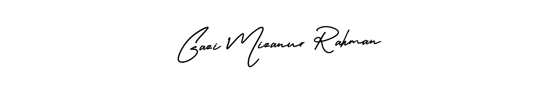 Use a signature maker to create a handwritten signature online. With this signature software, you can design (AmerikaSignatureDemo-Regular) your own signature for name Gazi Mizanur Rahman. Gazi Mizanur Rahman signature style 3 images and pictures png