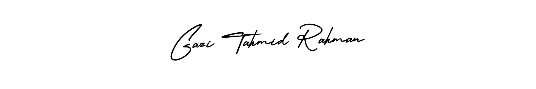 Make a short Gazi Tahmid Rahman signature style. Manage your documents anywhere anytime using AmerikaSignatureDemo-Regular. Create and add eSignatures, submit forms, share and send files easily. Gazi Tahmid Rahman signature style 3 images and pictures png