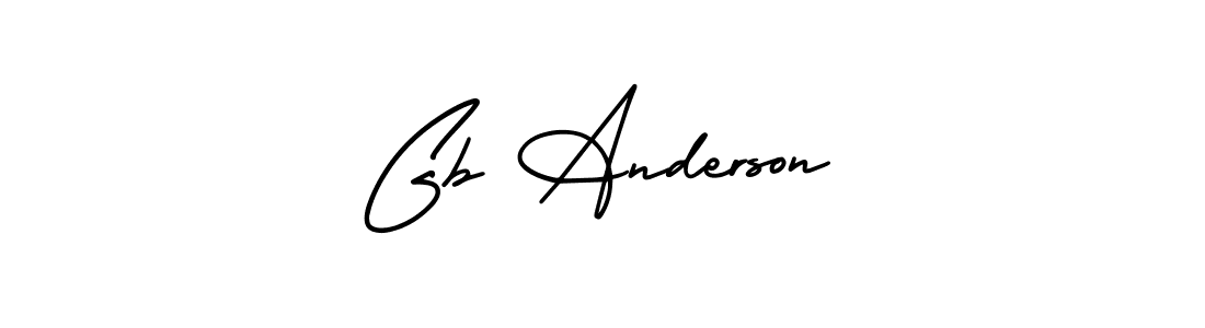 This is the best signature style for the Gb Anderson name. Also you like these signature font (AmerikaSignatureDemo-Regular). Mix name signature. Gb Anderson signature style 3 images and pictures png