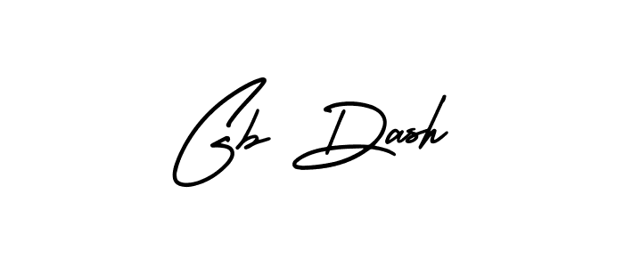 Create a beautiful signature design for name Gb Dash. With this signature (AmerikaSignatureDemo-Regular) fonts, you can make a handwritten signature for free. Gb Dash signature style 3 images and pictures png
