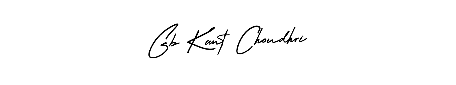 Similarly AmerikaSignatureDemo-Regular is the best handwritten signature design. Signature creator online .You can use it as an online autograph creator for name Gb Kant Choudhri. Gb Kant Choudhri signature style 3 images and pictures png
