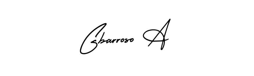 Create a beautiful signature design for name Gbarroso A. With this signature (AmerikaSignatureDemo-Regular) fonts, you can make a handwritten signature for free. Gbarroso A signature style 3 images and pictures png