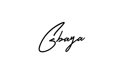 Gbaya stylish signature style. Best Handwritten Sign (AmerikaSignatureDemo-Regular) for my name. Handwritten Signature Collection Ideas for my name Gbaya. Gbaya signature style 3 images and pictures png
