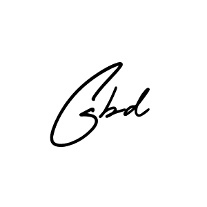 Make a beautiful signature design for name Gbd. With this signature (AmerikaSignatureDemo-Regular) style, you can create a handwritten signature for free. Gbd signature style 3 images and pictures png