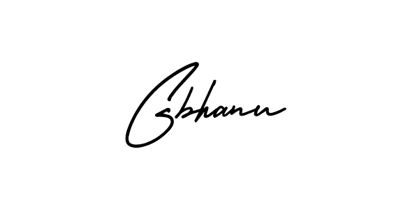 Make a beautiful signature design for name Gbhanu. Use this online signature maker to create a handwritten signature for free. Gbhanu signature style 3 images and pictures png