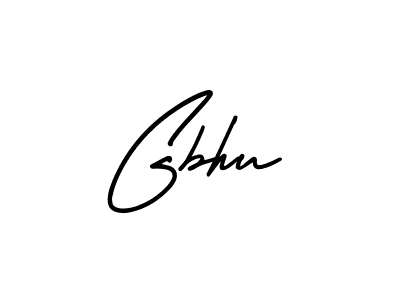 Make a beautiful signature design for name Gbhu. With this signature (AmerikaSignatureDemo-Regular) style, you can create a handwritten signature for free. Gbhu signature style 3 images and pictures png