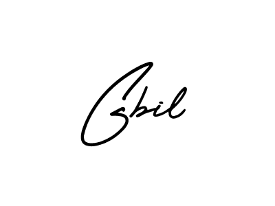 How to make Gbil signature? AmerikaSignatureDemo-Regular is a professional autograph style. Create handwritten signature for Gbil name. Gbil signature style 3 images and pictures png