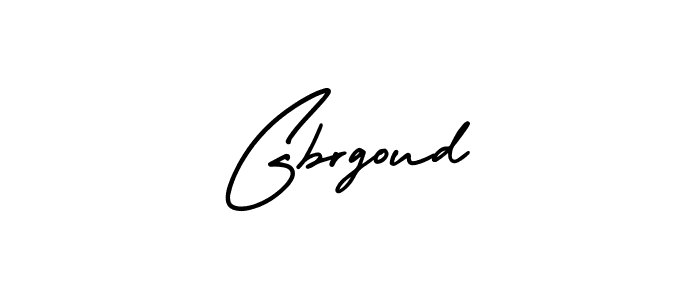 The best way (AmerikaSignatureDemo-Regular) to make a short signature is to pick only two or three words in your name. The name Gbrgoud include a total of six letters. For converting this name. Gbrgoud signature style 3 images and pictures png
