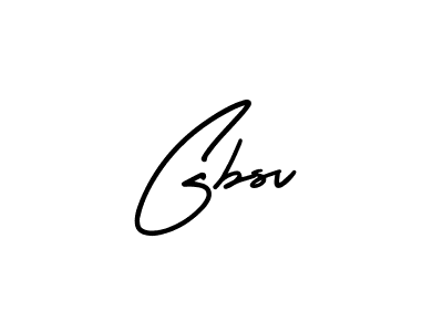 Design your own signature with our free online signature maker. With this signature software, you can create a handwritten (AmerikaSignatureDemo-Regular) signature for name Gbsv. Gbsv signature style 3 images and pictures png