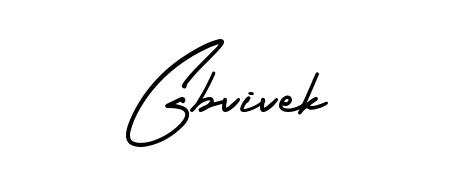 Make a beautiful signature design for name Gbvivek. With this signature (AmerikaSignatureDemo-Regular) style, you can create a handwritten signature for free. Gbvivek signature style 3 images and pictures png