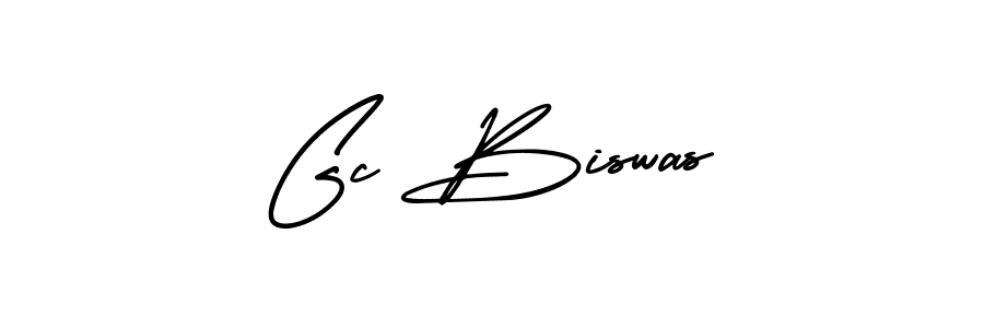 How to Draw Gc Biswas signature style? AmerikaSignatureDemo-Regular is a latest design signature styles for name Gc Biswas. Gc Biswas signature style 3 images and pictures png