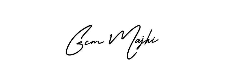 Make a short Gcm Majhi signature style. Manage your documents anywhere anytime using AmerikaSignatureDemo-Regular. Create and add eSignatures, submit forms, share and send files easily. Gcm Majhi signature style 3 images and pictures png