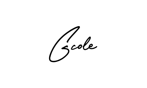 Gcole stylish signature style. Best Handwritten Sign (AmerikaSignatureDemo-Regular) for my name. Handwritten Signature Collection Ideas for my name Gcole. Gcole signature style 3 images and pictures png