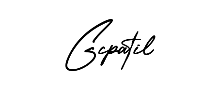 Make your name Gcpatil memorable on every contract using AmerikaSignatureDemo-Regular autograph style. Instant transparent background export available. Gcpatil signature style 3 images and pictures png