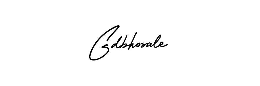 Also we have Gdbhosale name is the best signature style. Create professional handwritten signature collection using AmerikaSignatureDemo-Regular autograph style. Gdbhosale signature style 3 images and pictures png