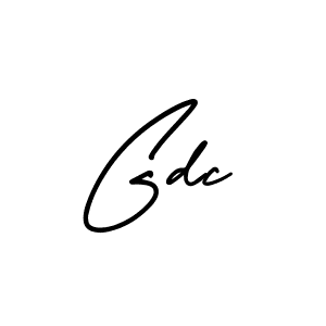Gdc stylish signature style. Best Handwritten Sign (AmerikaSignatureDemo-Regular) for my name. Handwritten Signature Collection Ideas for my name Gdc. Gdc signature style 3 images and pictures png