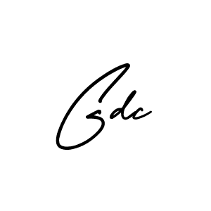 The best way (AmerikaSignatureDemo-Regular) to make a short signature is to pick only two or three words in your name. The name Gdc include a total of six letters. For converting this name. Gdc signature style 3 images and pictures png