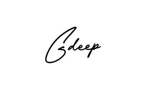 The best way (AmerikaSignatureDemo-Regular) to make a short signature is to pick only two or three words in your name. The name Gdeep include a total of six letters. For converting this name. Gdeep signature style 3 images and pictures png