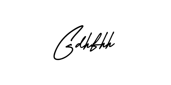 You should practise on your own different ways (AmerikaSignatureDemo-Regular) to write your name (Gdhfhh) in signature. don't let someone else do it for you. Gdhfhh signature style 3 images and pictures png