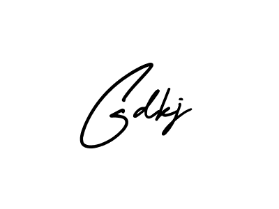 Make a beautiful signature design for name Gdkj. With this signature (AmerikaSignatureDemo-Regular) style, you can create a handwritten signature for free. Gdkj signature style 3 images and pictures png