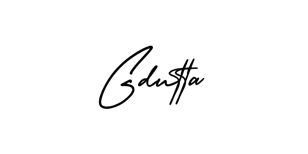 How to Draw Gdutta signature style? AmerikaSignatureDemo-Regular is a latest design signature styles for name Gdutta. Gdutta signature style 3 images and pictures png